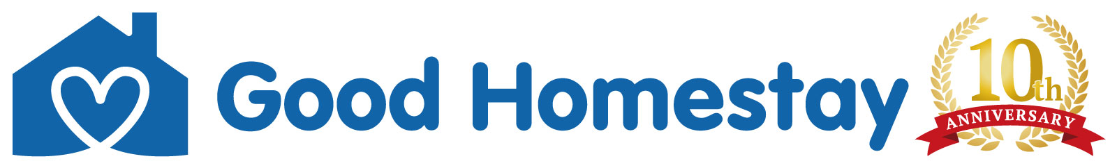 Good Homestay 10th Anniversary Logo